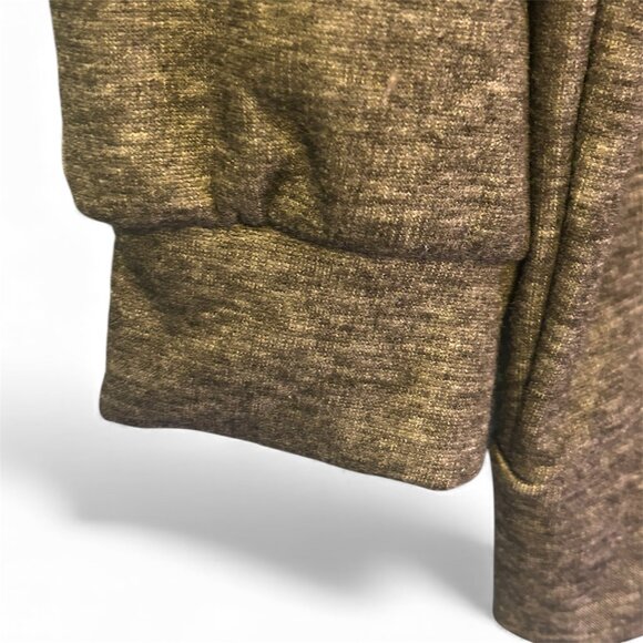 Zenana Dark Gray Raglan Sleeve Fleece Oversized Sweatshirt - SZ S - Picture 5 of 9